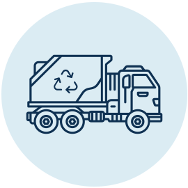 Rutas de Recogido de Escombros y Reciclaje